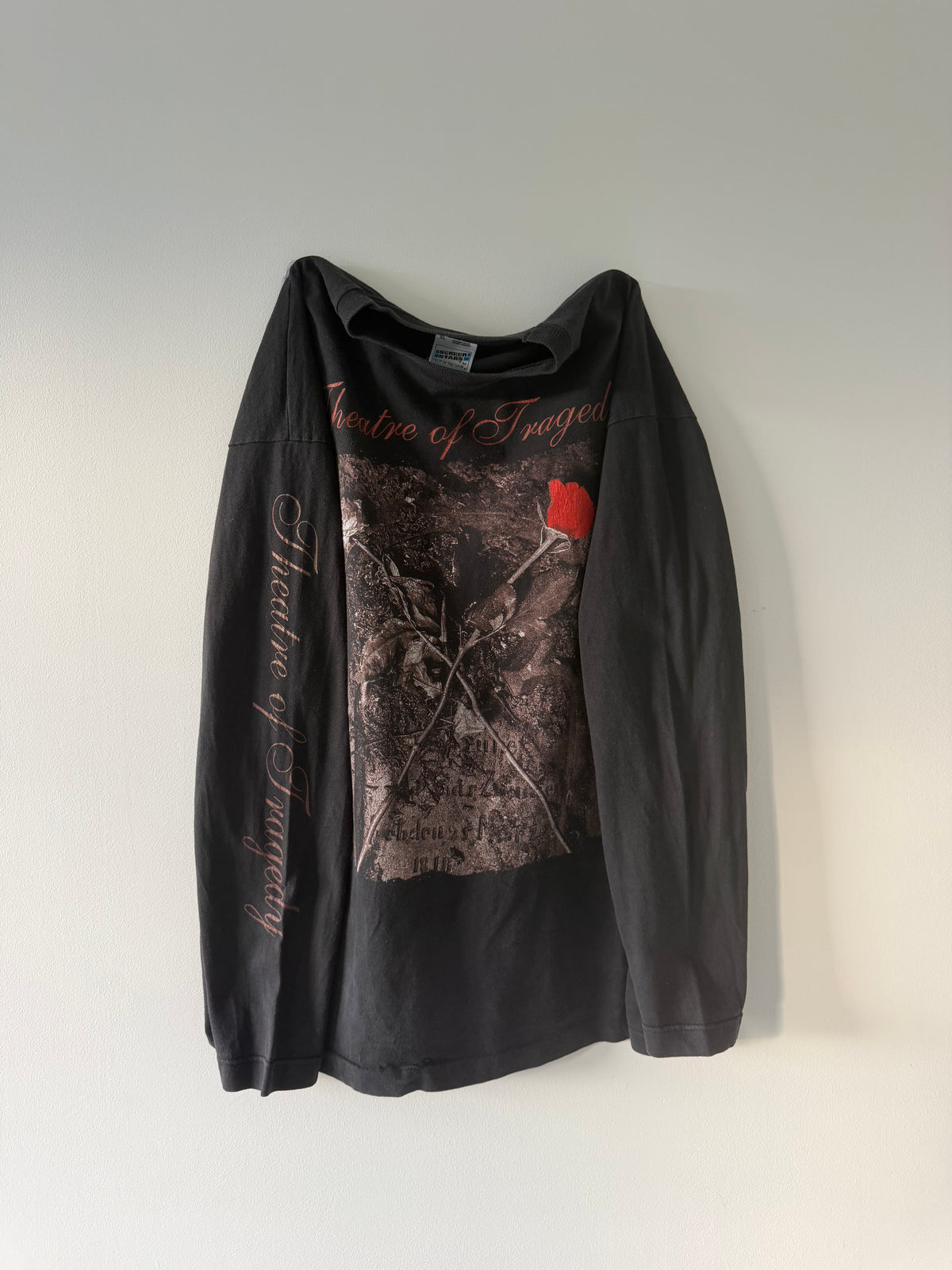 1995 Theatre of Tragedy Metal Euro Long-sleeve - XL (23x29)