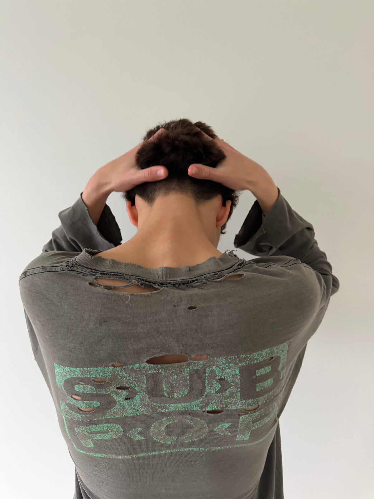 Faded 1990s Sub Pop "Rockboss" Longsleeve - L (21x28)