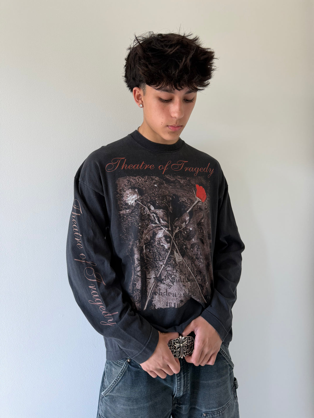 1995 Theatre of Tragedy Metal Euro Long-sleeve - XL (23x29)