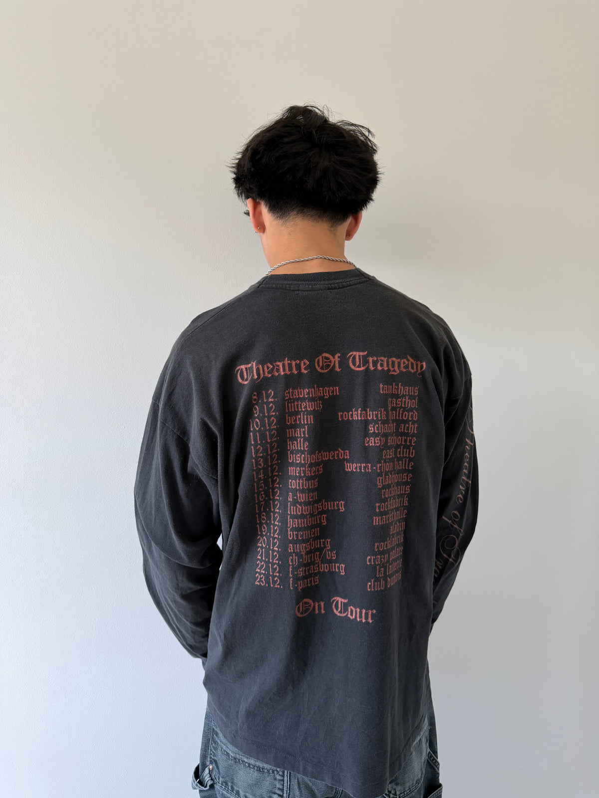 1995 Theatre of Tragedy Metal Euro Long-sleeve - XL (23x29)