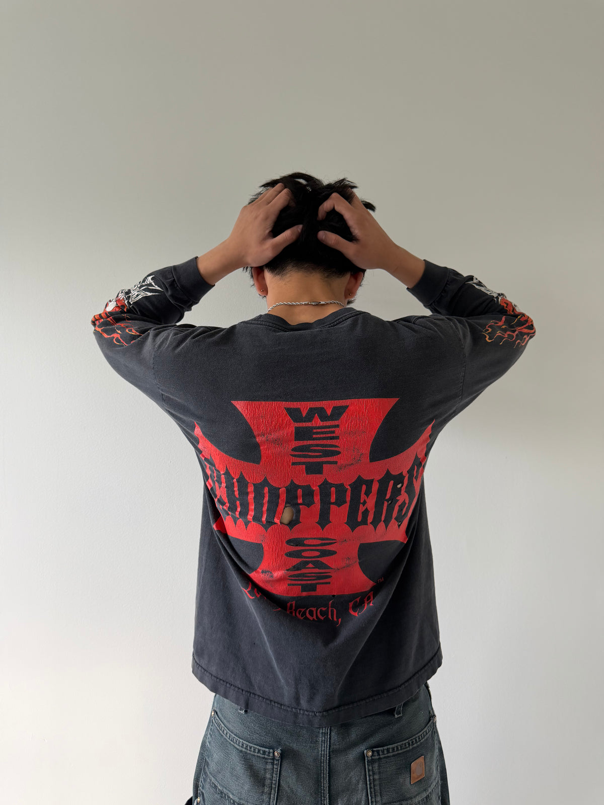 Faded West Coast Choppers "Cfl" Long-sleeve - L (20.5x27)
