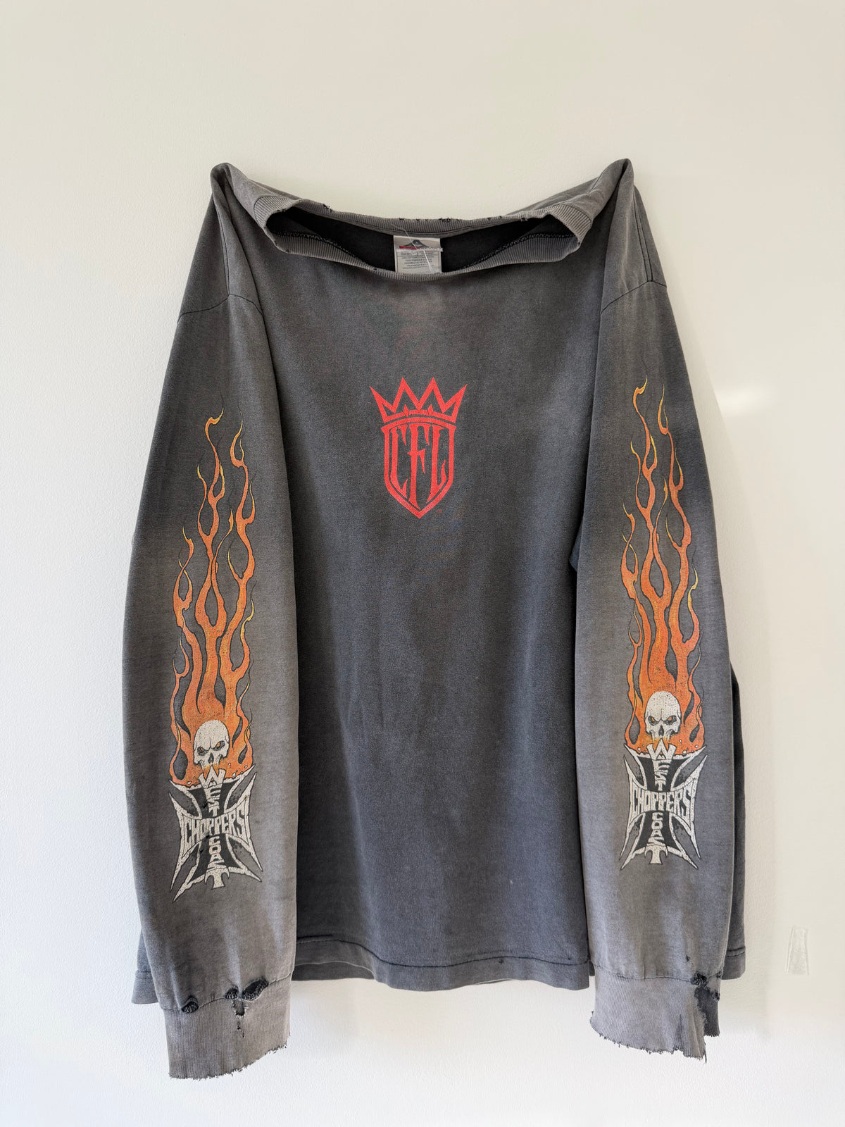 Deep Faded West Coast Choppers "Cfl" Long-sleeve - XL (23x28.5)