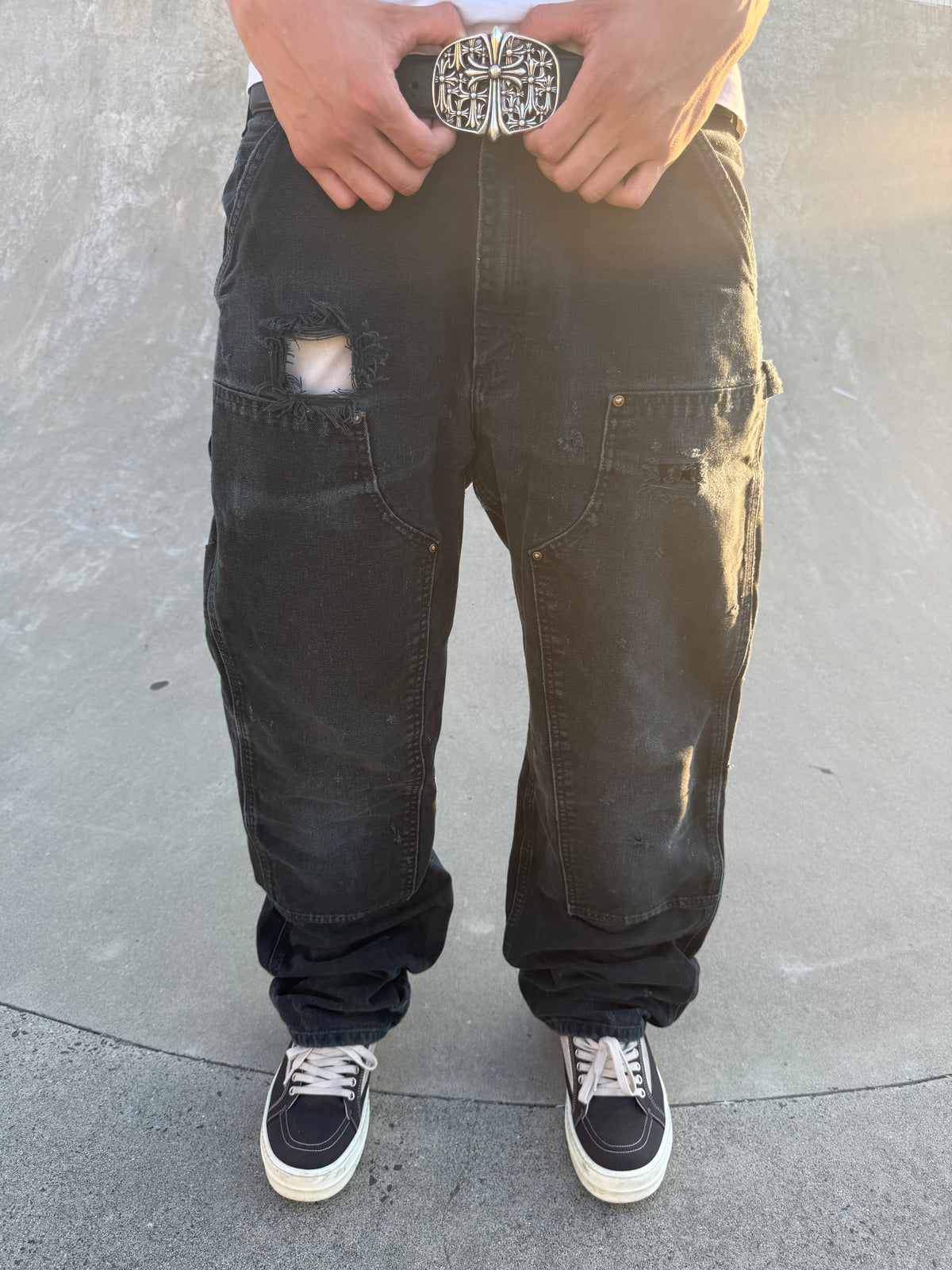 Faded and Thrashed Carhartt Double Knee | 34x34