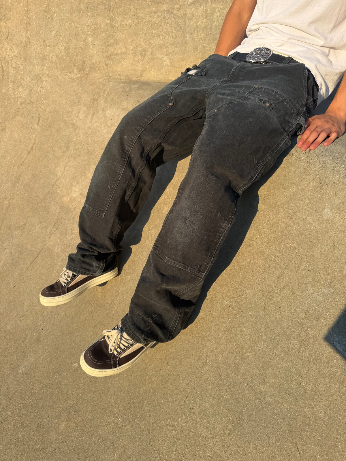 Faded and Thrashed Carhartt Double Knee | 34x34
