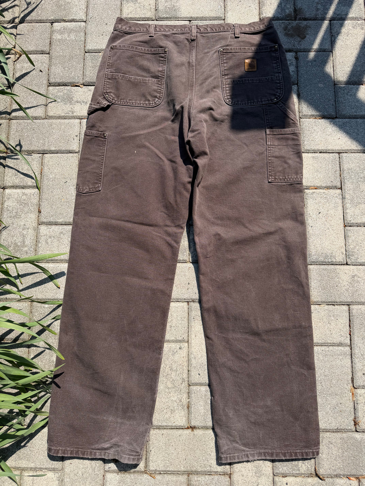 Faded and Thrashed Brown Double Knee | 36x34