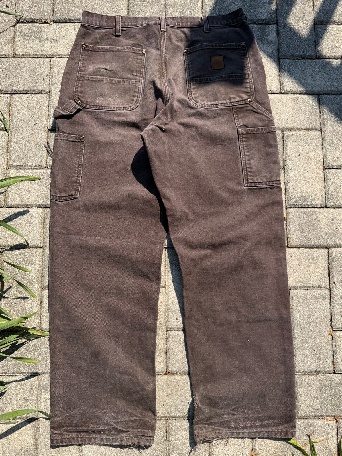 Faded and Thrashed Brown Double Knee | 34x32