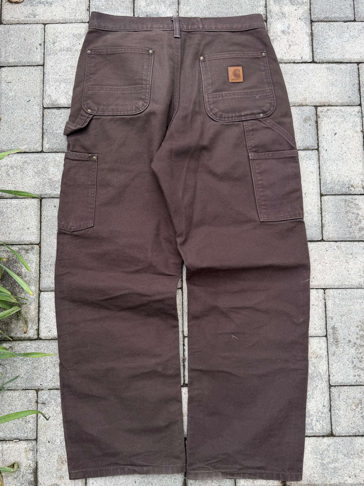 Faded and Thrashed Brown Double Knee | 30x30