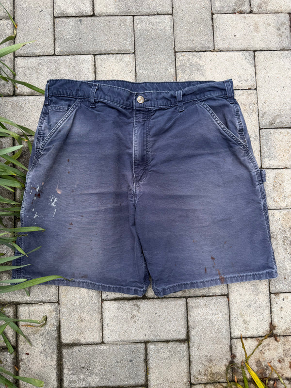 Faded and Thrashed Single Knee Short | 38