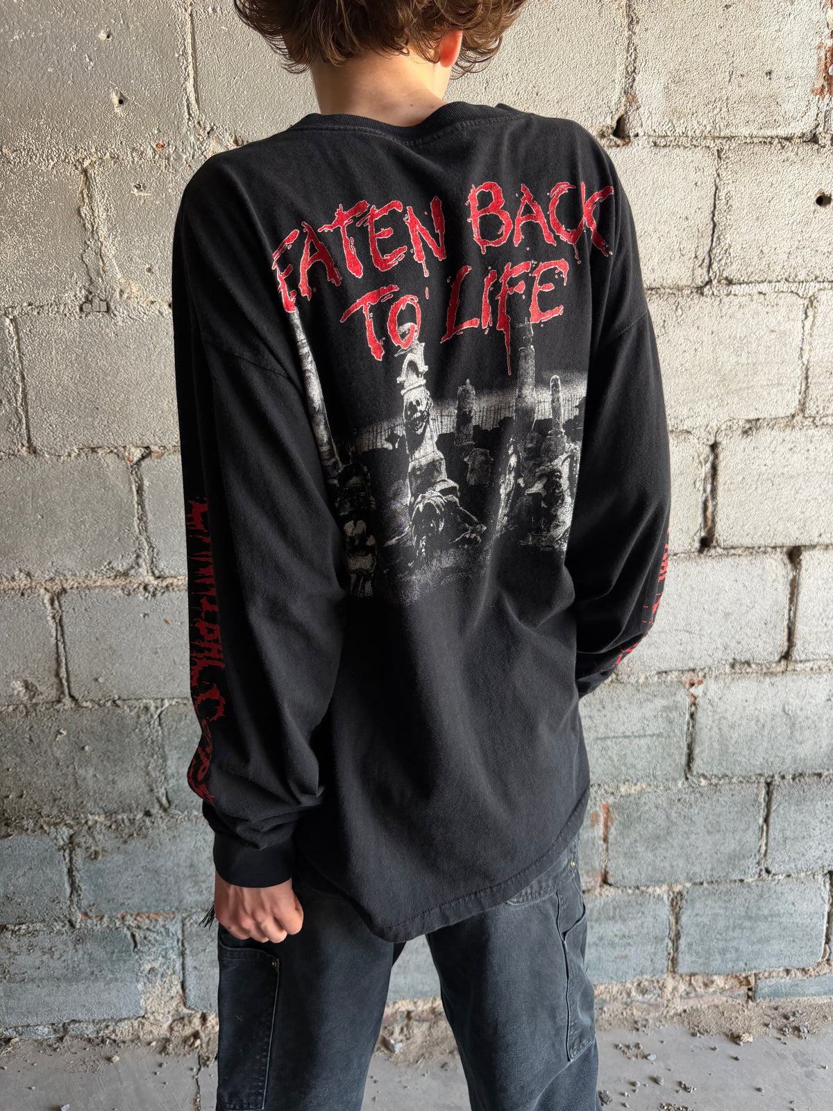 90s Cannibal Corpse Eaten Back to Life Long-sleeve (XL)