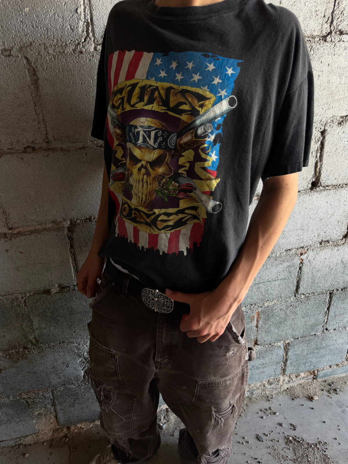 90s Guns n Roses Band Tee Shirt (XL)
