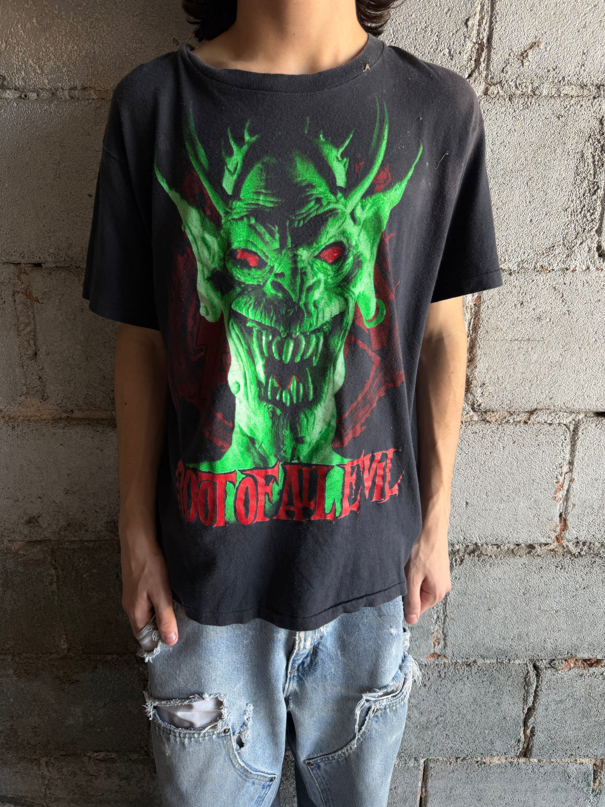 Slayer Root of All Evil 1988 Tour Tee Shirt (M)