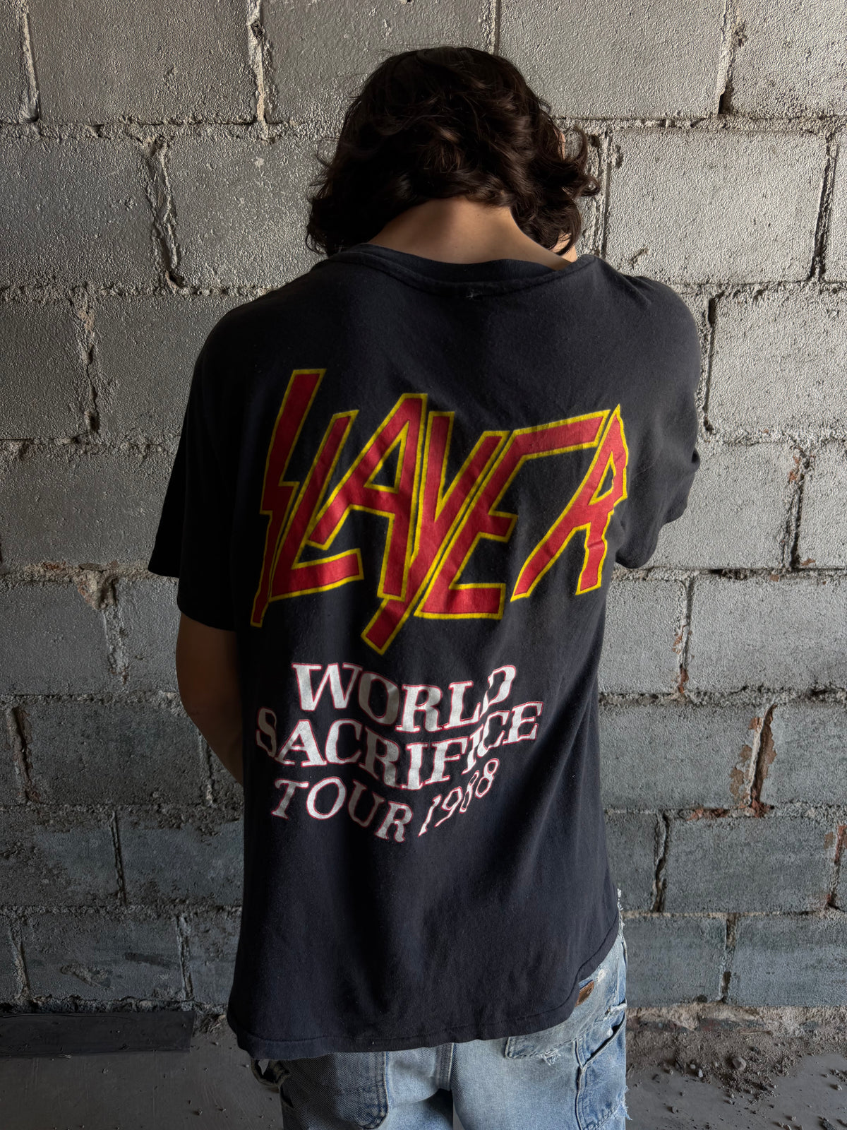 Slayer Root of All Evil 1988 Tour Tee Shirt (M)