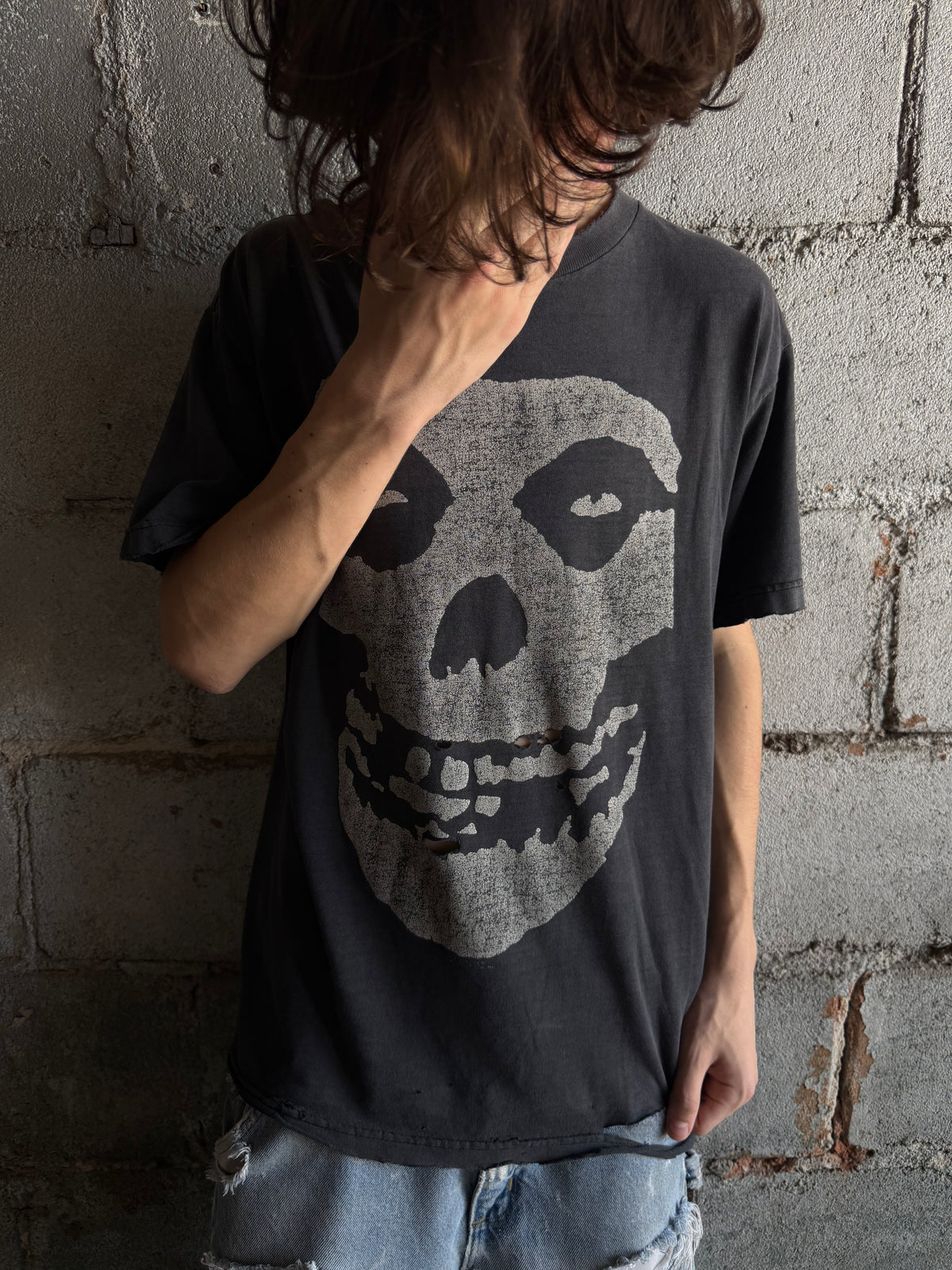Vintage Misfits Skull Tee Shirt (M)