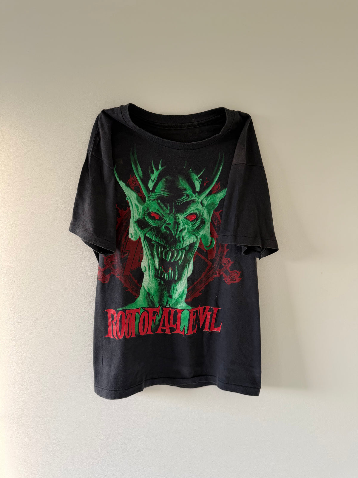 Slayer Root of All Evil 1988 Tour Tee Shirt (M)