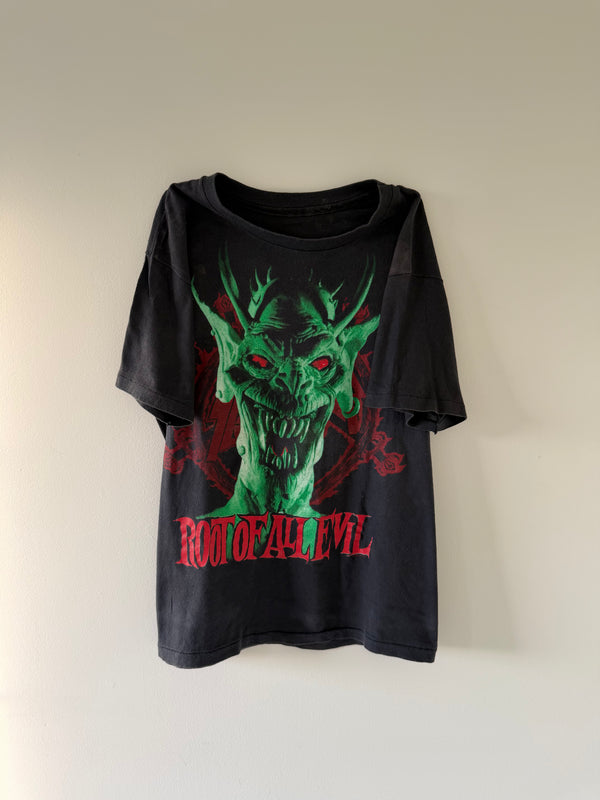 Slayer Root of All Evil 1988 Tour Tee Shirt (M)
