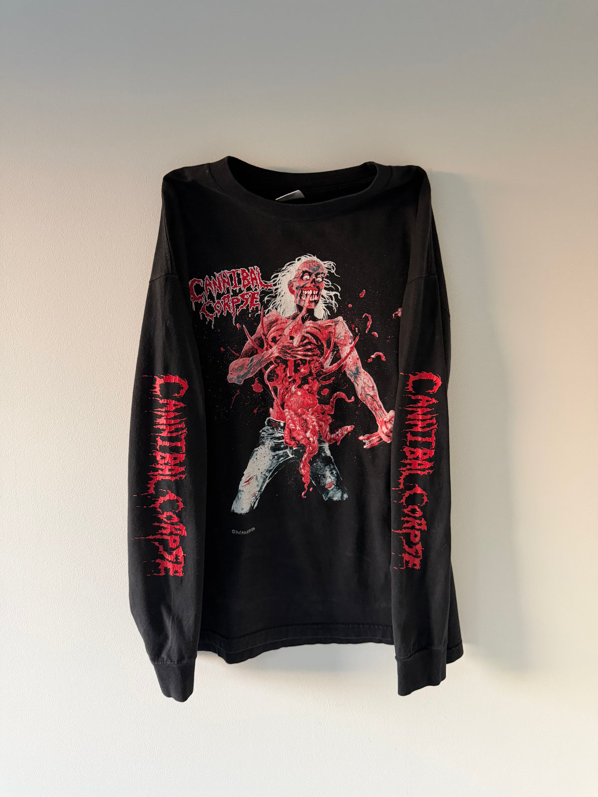 90s Cannibal Corpse Eaten Back to Life Long-sleeve (XL)