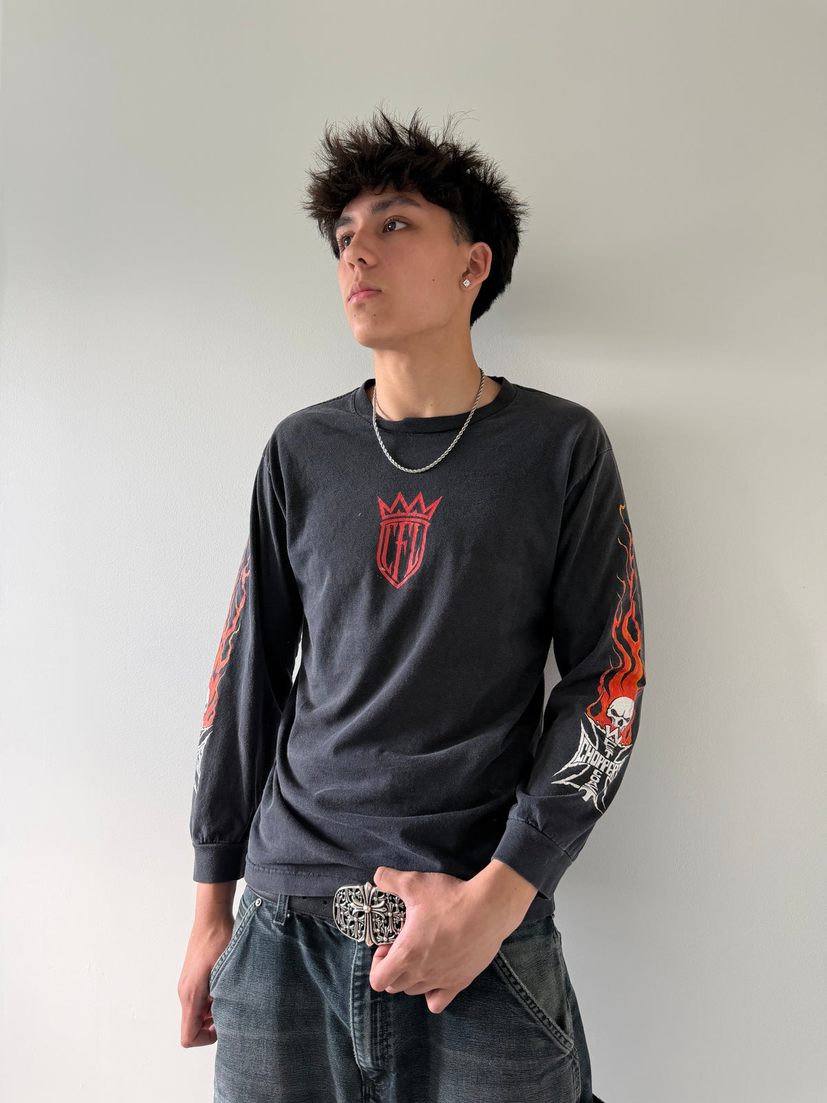 Faded West Coast Choppers "Cfl" Long-sleeve - L (20.5x27)
